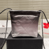 2-261 Chanel 22 Mini Drawstring Bucket Bag Ombere 7.9 Inches