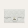 Chanel Classic Card Holder Wallet White 4.2 Inches AP0214 B10583 10601