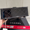 Chanel Maxi Top Handle Flap Bag Black 12.2 Inches