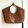 2-30 Gucci Giglio Large Tote Bag Dark Brown Leather 23.6 Inches 853971 AAF2H 7645