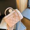 Chanel Classic Mini Vanity Case Light Pink 6.7 Inches
