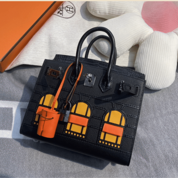 Hermès Birkin Faubourg Bag Black 7.9 Inches