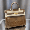 2-385.png Hermès Birkin Bag Brown Crocodile 9.8 Inches