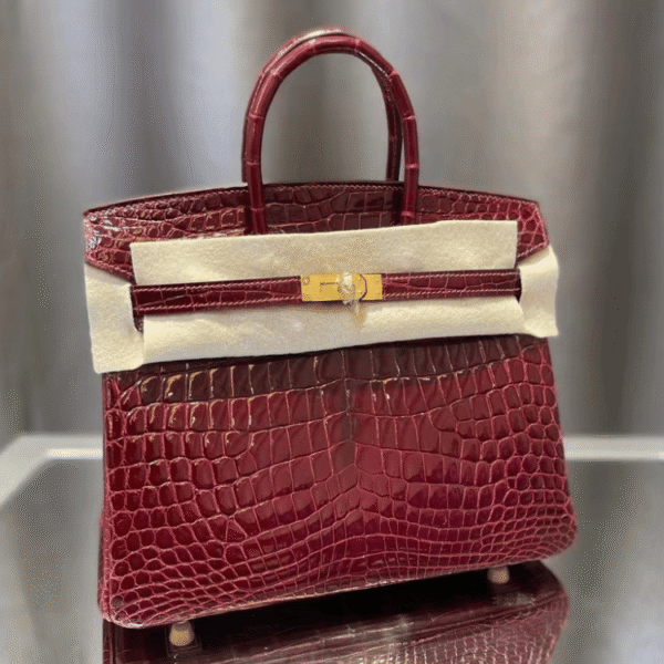 Hermès Birkin Bag Red Crocodile 9.8 Inches