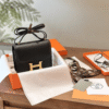 2-397 Hermès Constance Bag Mini Black 7.5 Inches