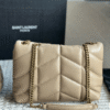 Saint Laurent Loulou Puffer Mini Bag Nude 9 Inches 5774761El072721