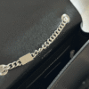Saint Laurent Kate Bag Black Pebbled 7.9 Inches