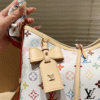 Louis Vuitton Carryall Multicolor White 11.4 Inches M13661
