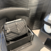 Saint Laurent Loulou Puffer Mini Bag Black 7.9 Inches