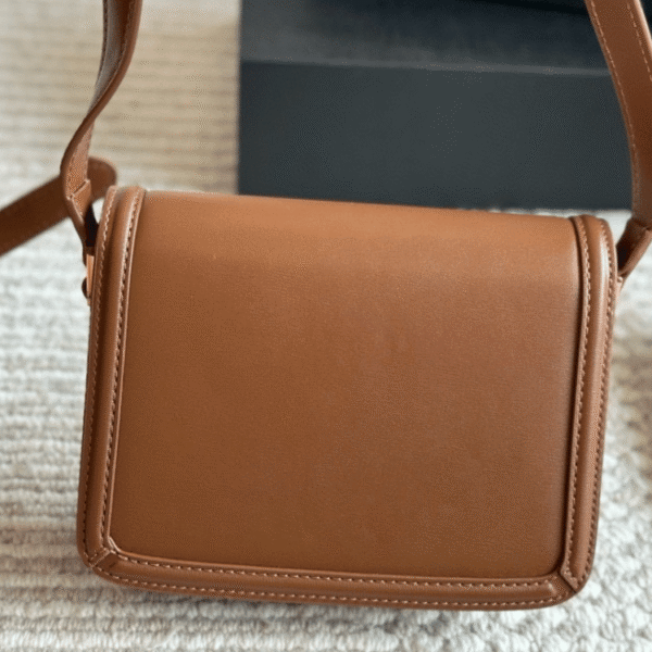 Saint Laurent Solferino Satchel Bag Tan 9 Inches