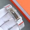 Rolex Datejust Silver Dial With Silver Strap Palm Leaf Pattern 36Mm 126200 0086