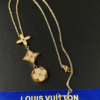 Louis Vuitton Monogram Flower Charm Bracelet Gold-Tone