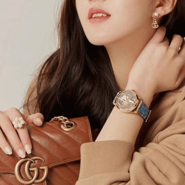 Gucci Pearl And Interlocking G Drop Earrings Gold-Tone