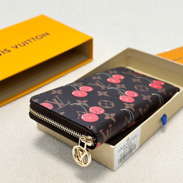 Louis Vuitton Zippy Wallet Murakami Cherry 7.5 Inches
