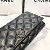 Chanel Classic Small Flap Wallet Black Caviar Silver Hardware 4.7 Inches