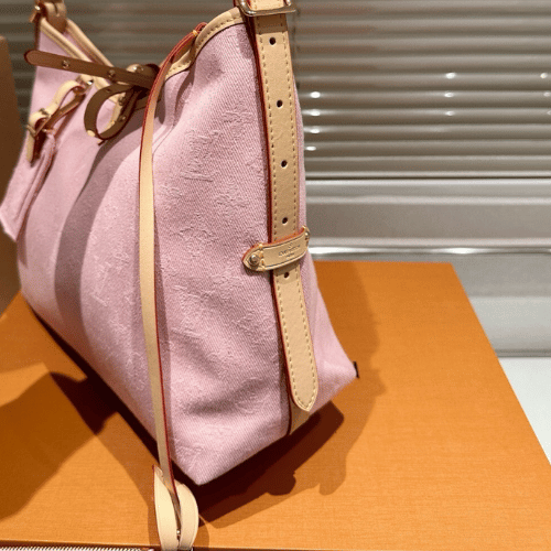 Louis Vuitton Carryall Denim Pink Monogram 11.4 Inches