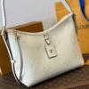 Louis Vuitton Carryall PM Monogram Empreinte White 11.4 Inches