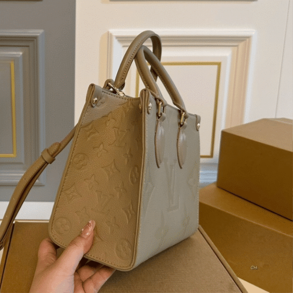 Louis Vuitton Onthego PM Taupe Monogram 9.8 Inches