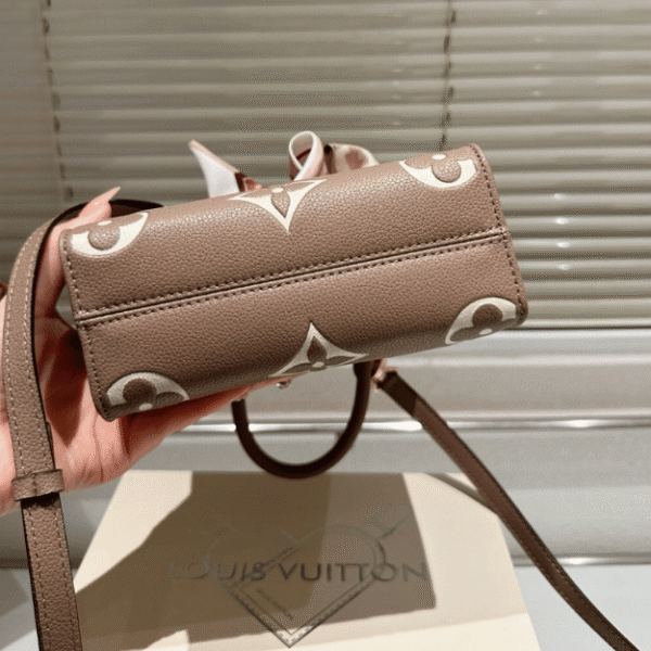 Louis Vuitton Onthego Mini Taupe Monogram 7.1 Inches