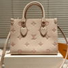 Louis Vuitton Onthego Small Strawberry Cream Monogram 9.8 Inches M14403
