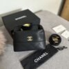 Chanel Clutch With Chain Quilted Black 7.5 Inches