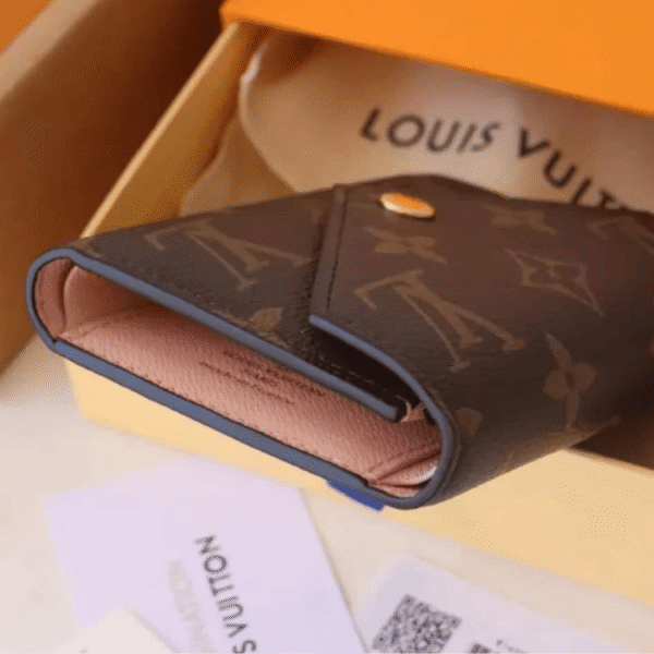 Louis Vuitton Victorine Wallet Monogram Rose Ballerine 4.7 Inches M62360