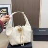 2-70 Chanel Mini Hobo Handbag Gold Tone Hardware Beige 7.5 Inches AS5976B22897U4531