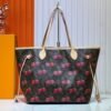 2-73 Louis Vuitton X Takashi Murakami Neverfull Monogram Canvas Brown M27847 12.2 Inches