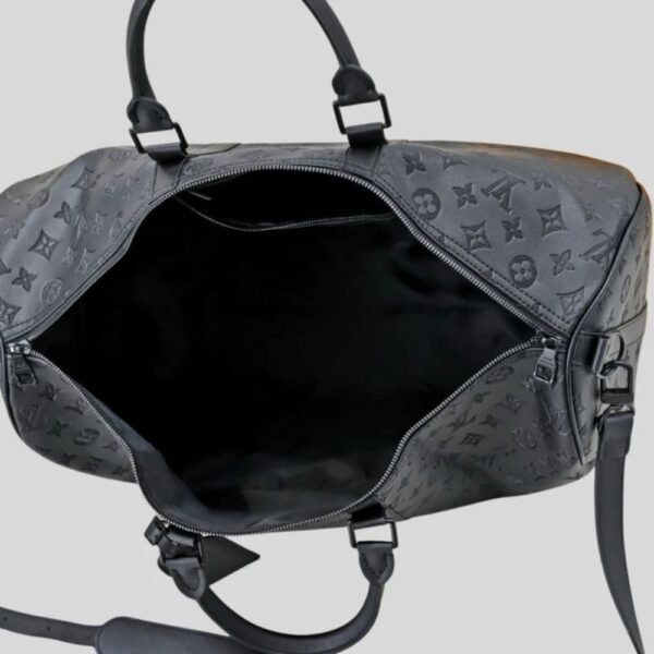 Louis Vuitton Keepall Bandoulière 50 Monogram Shadow 19.7 Inches LV M44810