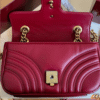 Gucci Gg Marmont Small Matelassé Shoulder Bag Burgundy 8.7 Inches