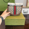 Gucci Ophidia Mini Shoulder Bag Beige Brown 6.7 Inches ‎838476 Fae0P 9746