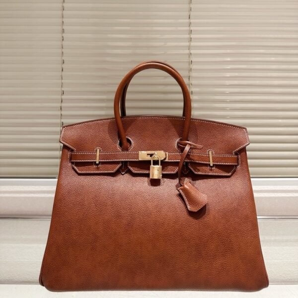 Hermes Birkin 30 Barenia Faubourg Fauve Gold Hardware Brown 30Cm