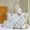 Louis Vuitton Neverfull MM Blue 12.2 Inches N40668