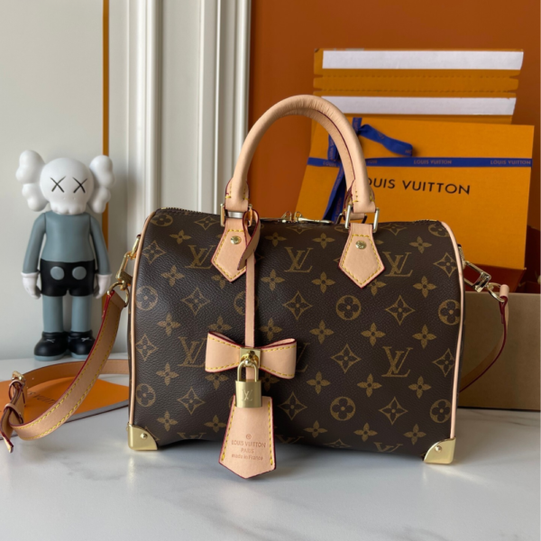 208.png Louis Vuitton Speedy Bandoulière 25 Bag Brown 9.8 Inches M46977