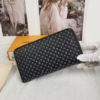 Louis Vuitton Zippy Round Long Wallet Nanogram Black 7.7 Inches M82233