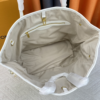 211-1 Louis Vuitton Neverfull MM Monogram Giant By The Pool White On Beige 12.2 Inches M22838