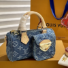 Louis Vuitton Nano Speedy Denim Blue 6.3 Inches M82950