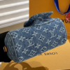 Louis Vuitton Nano Speedy Denim Blue 6.3 Inches M82950