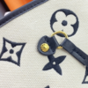Louis Vuitton Neverfull MM Monogram Giant Black On Beige 12.2 Inches M22838