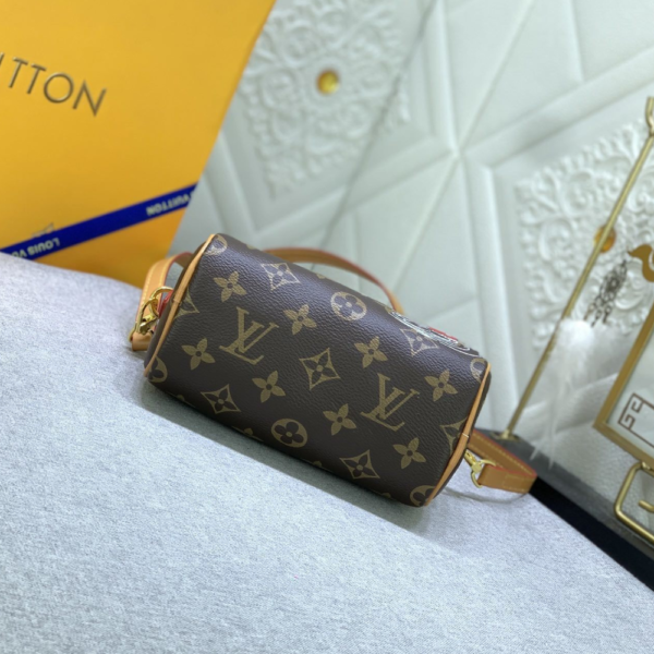 Louis Vuitton Nano Speedy Vivienne Brown 6.3 Inches M82624