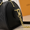 Louis Vuitton Speedy Bandouilière 20 Black 8.1 Inches M58953