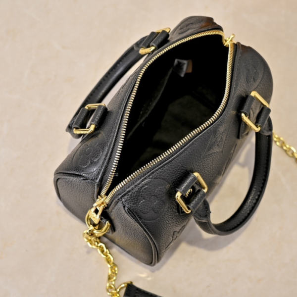 Louis Vuitton Speedy Bandouilière 20 Black 8.1 Inches M58953