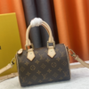 239 Louis Vuitton Speedy Bandouilière 20 Brown 8.1 Inches M46234