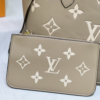 240-1.png Louis Vuitton Neverfull MM Empreinte Monogram Giant Khaki Cream 12.2 Inches M46329