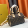 241 Louis Vuitton Speedy Bandouilière 20 Brown 8.1 Inches M46234