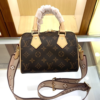 245 Louis Vuitton Speedy Bandouilière 20 Brown 8.1 Inches M46234