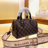 249 Louis Vuitton Speedy Bandouilière 20 Brown 8.1 Inches M46234
