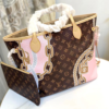 Louis Vuitton Neverfull MM Monogram Summer Trunks Pink 12.2 Inches M46329