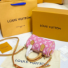Louis Vuitton Nano Speedy Monogram Denim Pink 8.1 Inches M82951