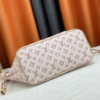 261-1 Louis Vuitton Neverfull MM Monogram Empreinte With Pouch Pocket Beige 12.2 Inches M20921